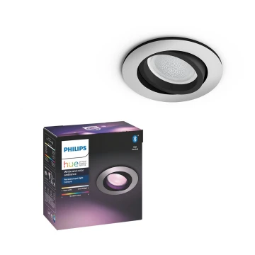 Philips - LED RGBW Stmívatelné podhledové svítidlo Hue CENTURA 1xGU10/5,7W/230V