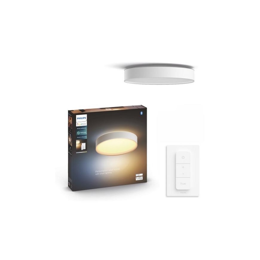 Philips - LED Stmívatelné koupelnové svítidlo Hue DEVERE LED/33,5W/230V IP44 pr. 425 mm 2200-6500K + dálkové ovládání