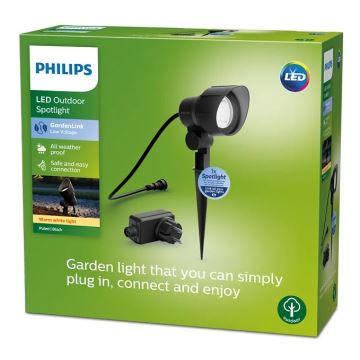 Philips - LED Venkovní bodové svítidlo LED/24W/230V 2700K IP44