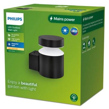 Philips - LED Venkovní nástěnné svítidlo LAVEN LED/6W/230V 2700K IP44