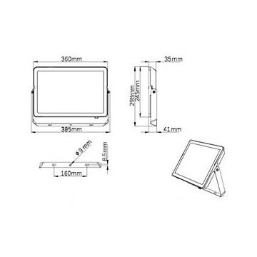 Philips - LED Venkovní reflektor PROJECTLINE LED/150W/230V IP65 4000K