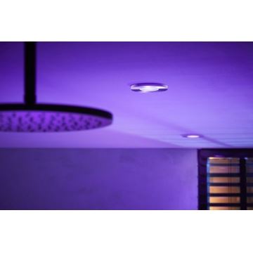 Philips - SADA 3xLED RGB Stmívatelné koupelnové svítidlo Hue XAMENTO 1xGU10/5,7W/230V IP44 2000-6500K