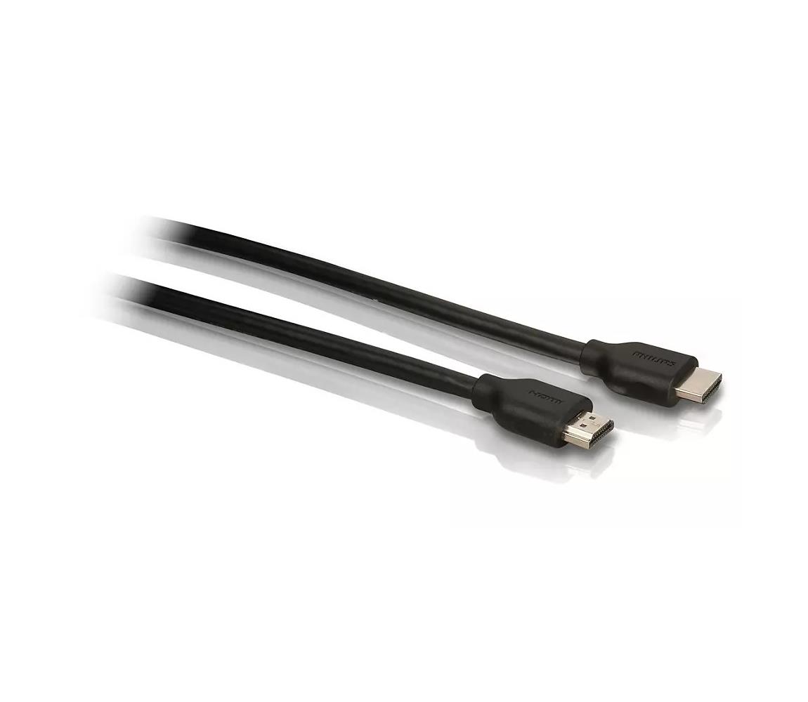 Philips Philips SWV2434W/10 - HDMI kabel s Ethernetem, HDMI 1.4 A konektor 5m černá P5349