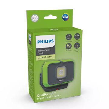 Philips X30FLX1 - LED Stmívatelné nabíjecí pracovní svítidlo LED/10W/3,7V 1000 lm 4400 mAh IP65