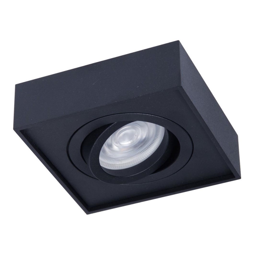 Podhledové bodové svítidlo NUSA 1xGU5,3/MR16/50W/12V hranatý černá