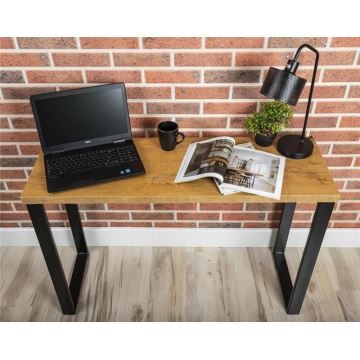 Pracovní stůl BLAT 120x40 cm černá/hnědá