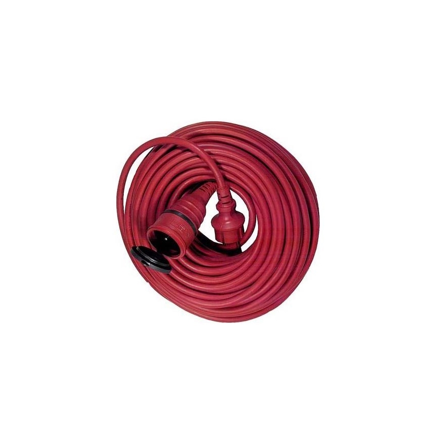 Prodlužovací kabel 20m IP44 červená
