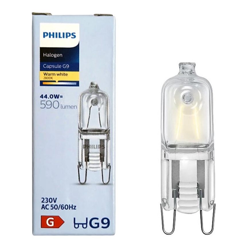 Průmyslová žárovka Philips G9/44W/230V 2800K