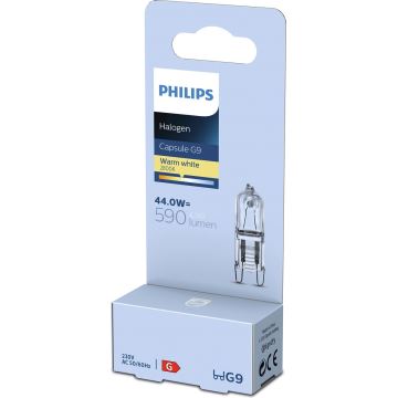 Průmyslová žárovka Philips HALOGEN G9/44W/230V 2800K