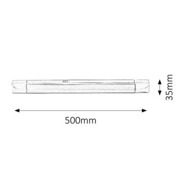 Rabalux - Podlinkové svítidlo 1xG13/15W/230V 50 cm