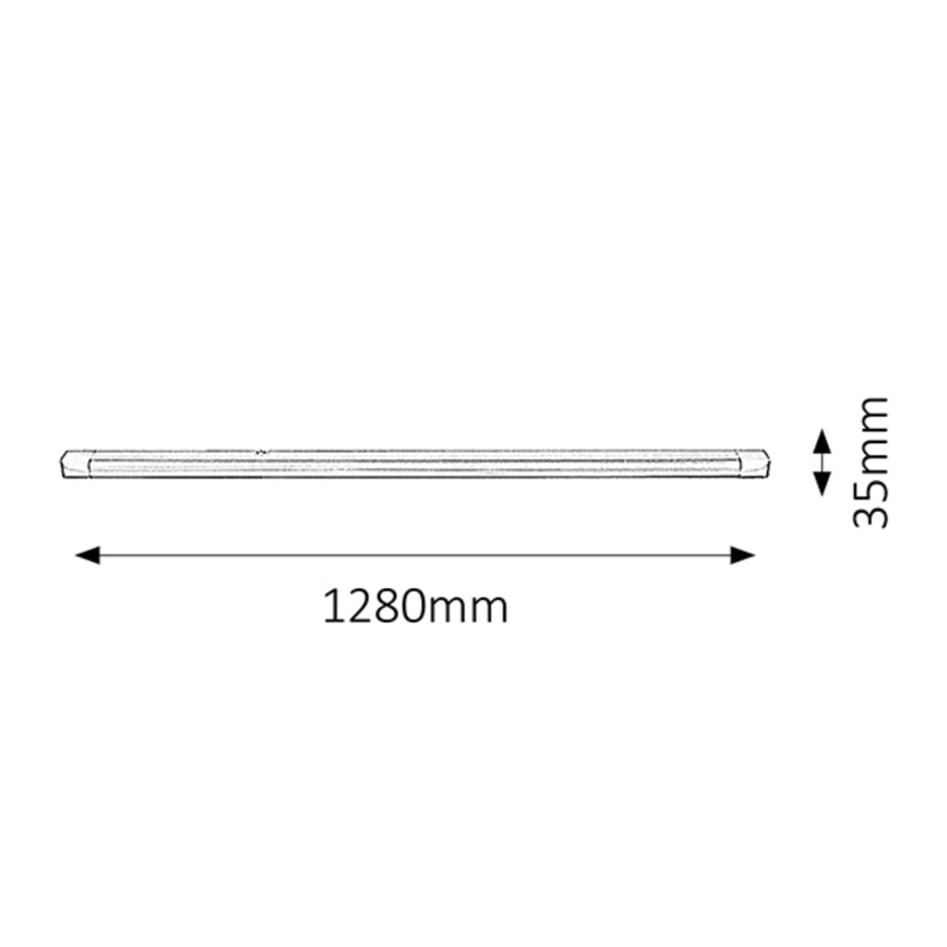 Rabalux - Podlinkové svítidlo 1xG13/36W/230V 128 cm