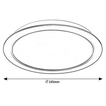 Rabalux - LED Podhledové svítidlo LED/12W/230V pr. 14,5 cm