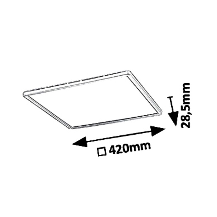 Rabalux - LED Stmívatelné stropní svítidlo LED/22W/230V