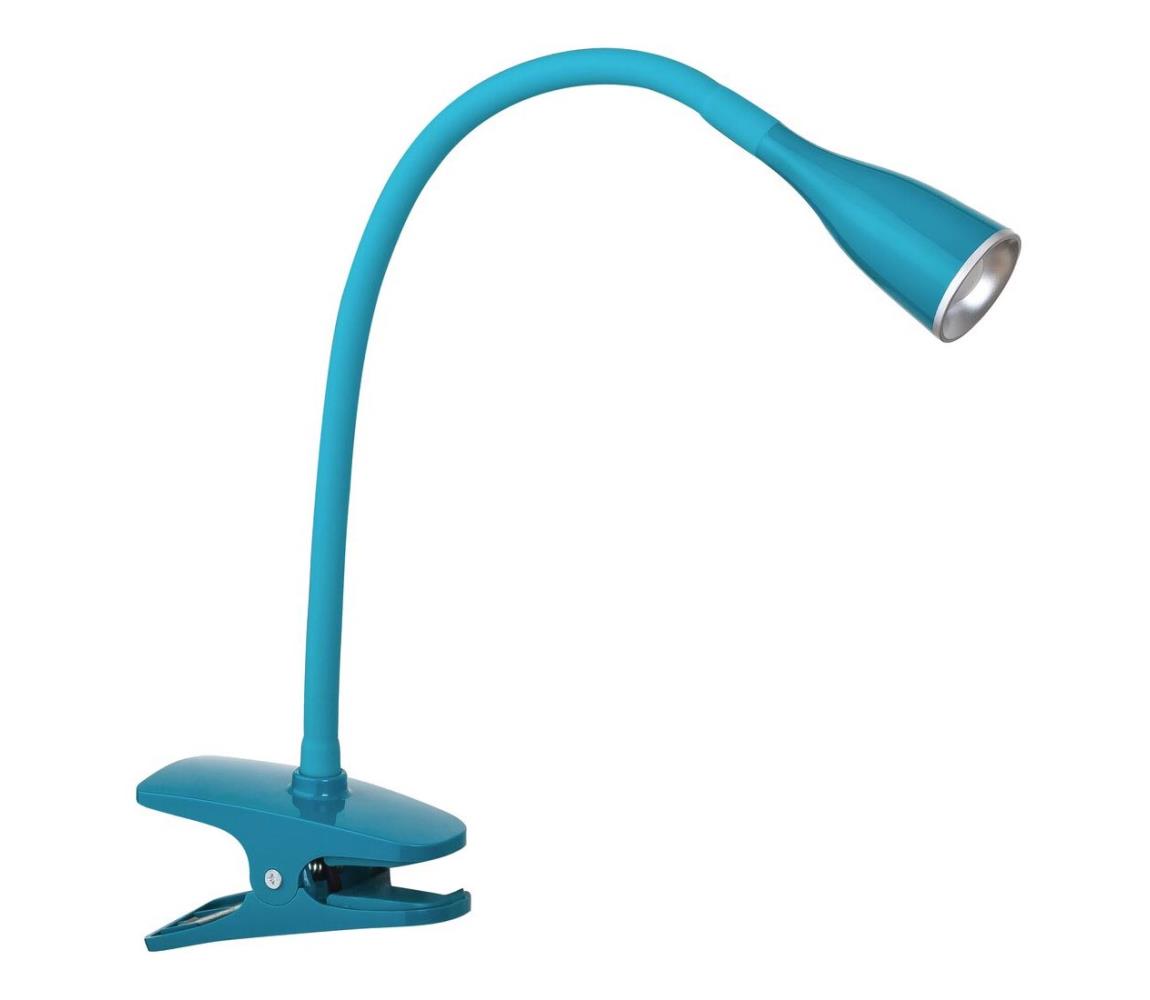 Rabalux Rabalux 4195 - LED Stolní lampa s klipem JEFF 1xLED/4,5W/230V modrá 