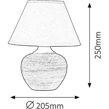 Rabalux - Stolní lampa E14/40W