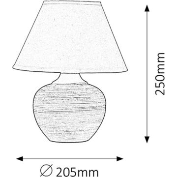 Rabalux - Stolní lampa E14/40W