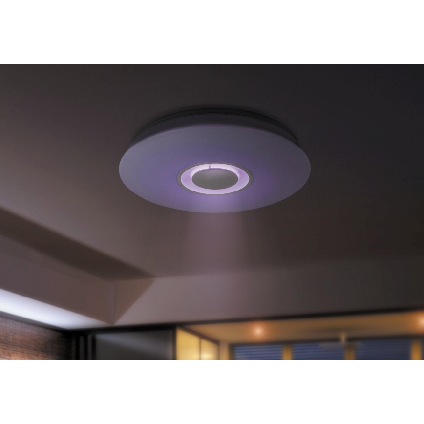 Rabalux - LED RGB Stmívatelné stropní svítidlo 1xLED RGB/24W/230V + dálkové ovládání