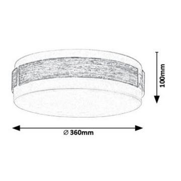 Rabalux - LED Stmívatelné stropní svítidlo LED/18W/230V