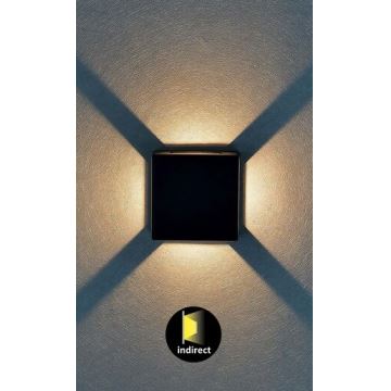 Rabalux - LED Venkovní nástěnné svítidlo LED/6W/230V IP54 černá