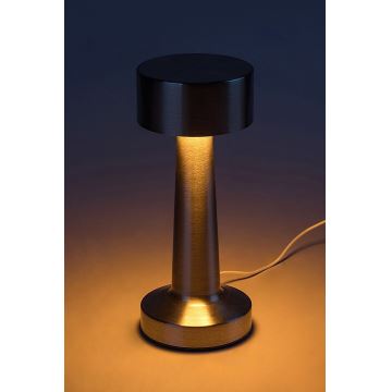 Rabalux - LED Nabíjecí dotyková stolní lampa LED/2,7W/5V 1200mAh 3000/4000/6000K chrom