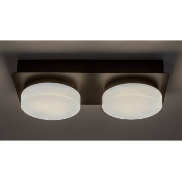 Rabalux - LED Stropní koupelnové svítidlo 2xLED/5,5W/230V IP44 černá