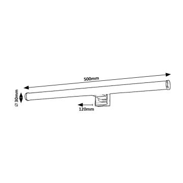 Rabalux - LED Koupelnové osvětlení zrcadla LED/9W/230V IP44 4000K