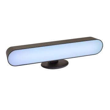 Rabalux - LED RGB Stmívatelná stolní lampa LED/3W/5V černá + dálkové ovládání