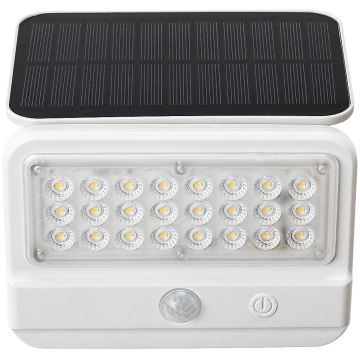 Rabalux - LED Solární nástěnné svítidlo se senzorem LED/7W/3,7V IP54 bílá
