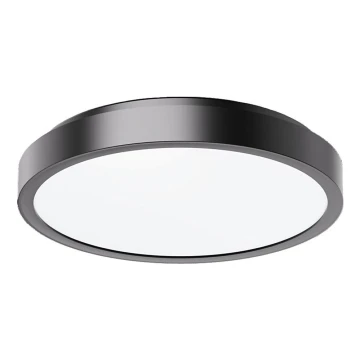 Rabalux - LED Koupelnové stropní svítidlo LED/18W/230V IP44 4000K pr. 25 cm černá