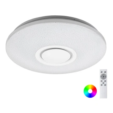 Rabalux - LED RGB Stmívatelné stropní svítidlo s reproduktorem LED/24W/230V Wi-Fi + dálkové ovládání