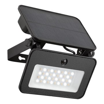 Rabalux - LED Solární reflektor se senzorem LED/6W/3,7V 3000/4000/6500K IP65 2200 mAh