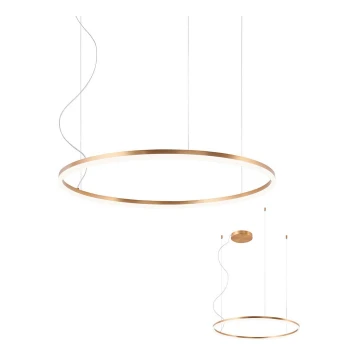 Redo 01-1713 - LED Stmívatelný lustr na lanku ORBIT LED/55W/230V bronz