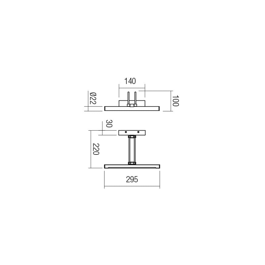 Redo 01-3468 - LED Obrazové svítidlo IKON LED/7,3W/230V 29,5 cm CRI 92 bílá