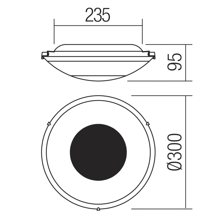 Redo 05-898 - LED Křišťálové stropní svítidlo RA LED/12W/230V pr. 30 cm stříbrná