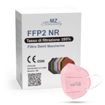 Respirátor FFP2 NR CE 0598 růžový 1ks