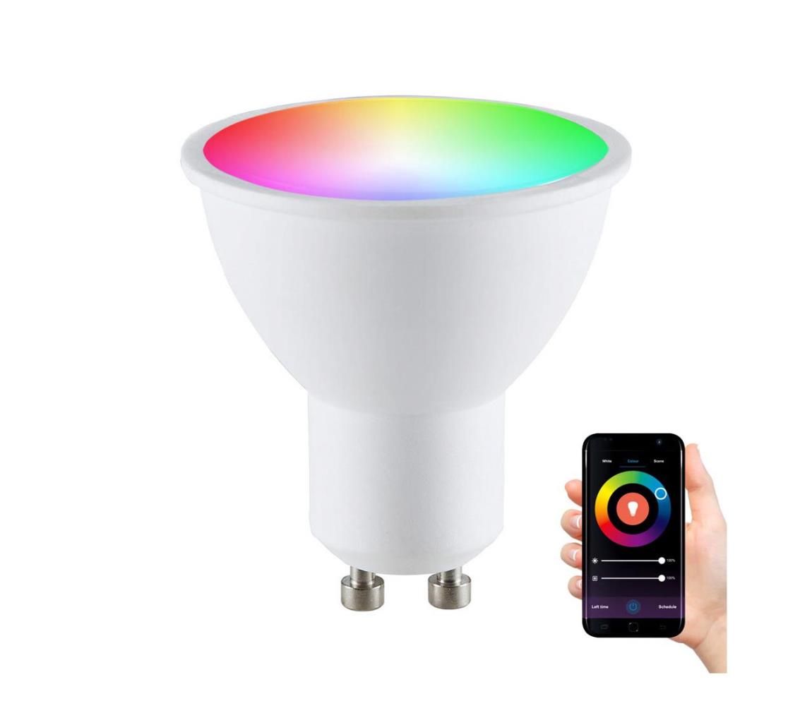  RGB LED Stmívatelná žárovka G45 GU10/5,5W/230V 3000-6500K Wi-Fi Tuya 