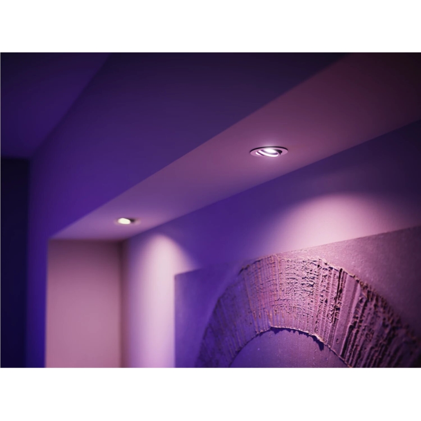 SADA 2x LED RGBW Stmívatelná žárovka Philips Hue White And Color Ambiance GU10/4,2W/230V 2000-6500K
