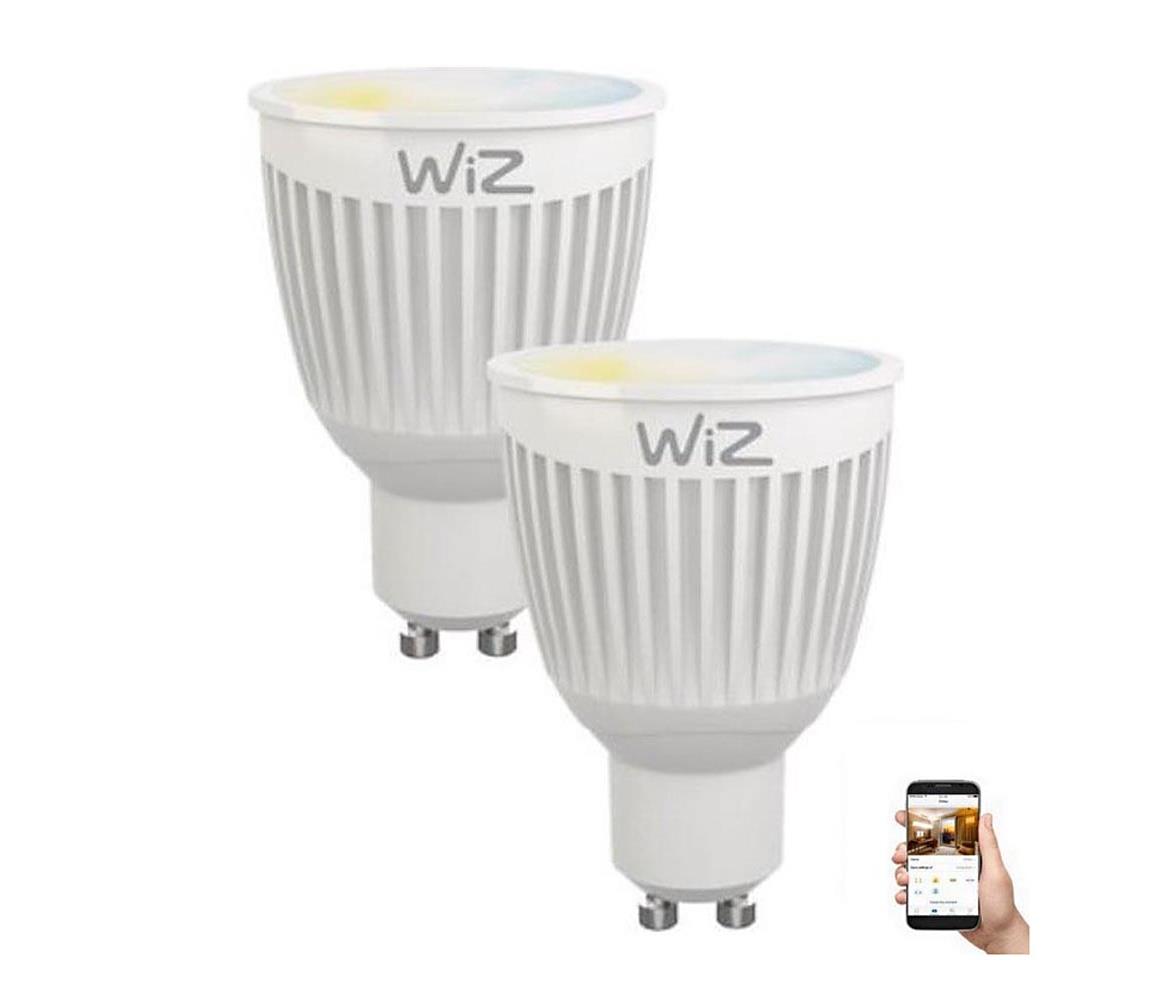 WiZ SADA 2x LED Stmívatelná žárovka GU10/6,5W/230V 2700-6500K Wi-Fi - WiZ 