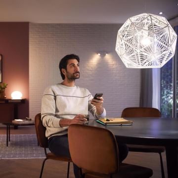 SADA 2x LED Stmívatelná žárovka Philips Hue White And Color Ambiance A60 E27/9W/230V 2000-6500K