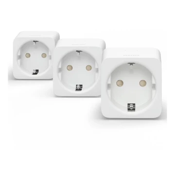 SADA 3x Chytrá zásuvka Philips Hue Smart plug EU