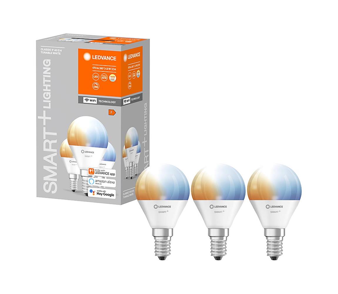 Ledvance SADA 3x LED Stmívatelná žárovka SMART+ E14/5W/230V 2700K-6500K - Ledvance 