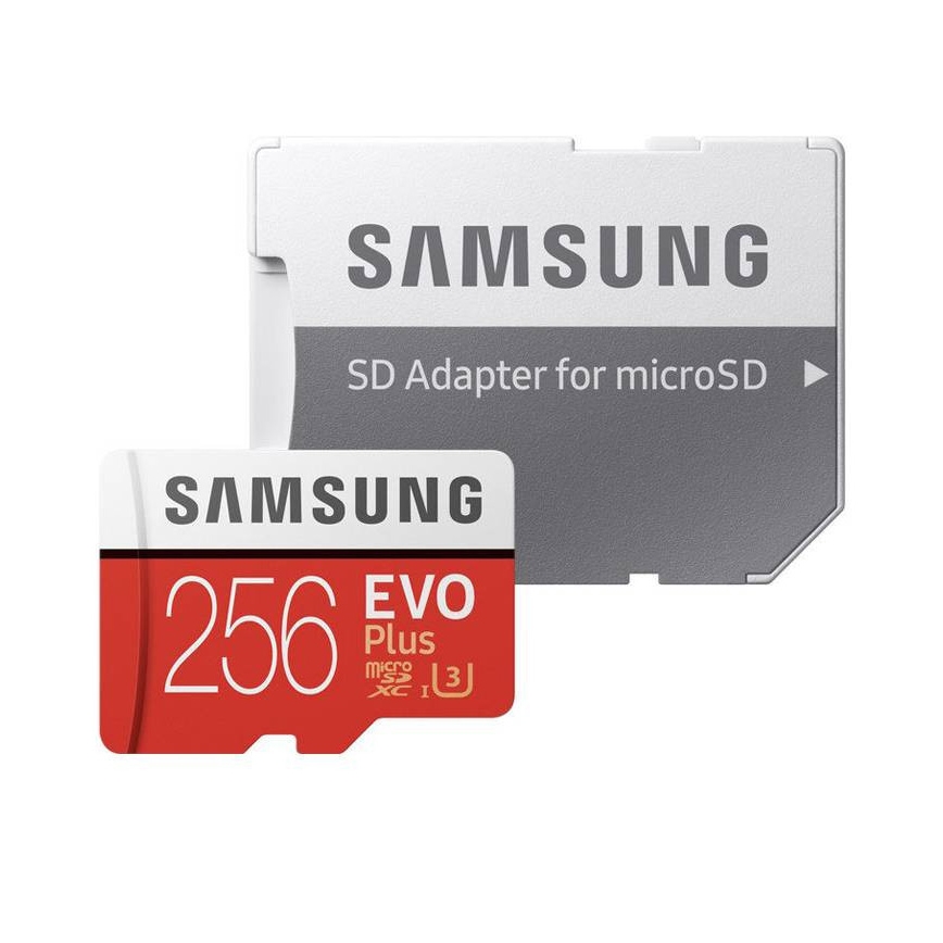 Samsung - MicroSDXC 256GB EVO+ U3 100MB/s + SD adaptér