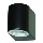 Searchlight - LED Venkovní nástěnné svítidlo LEDO 1xGU10/3W/230V IP44 černá
