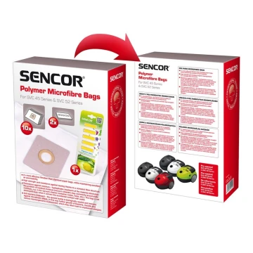 Sencor - SADA 10x Sáček + 5x vůně + 2x mikrofiltr do vysavače