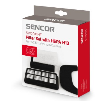 Sencor - Sada vstupního HEPA filtru a výstupního mikrofiltru do vysavače