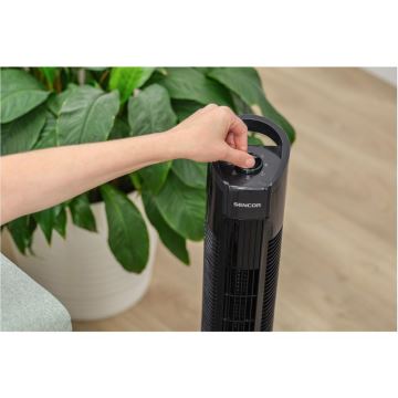 Sencor - Sloupový ventilátor 50W/230V černá