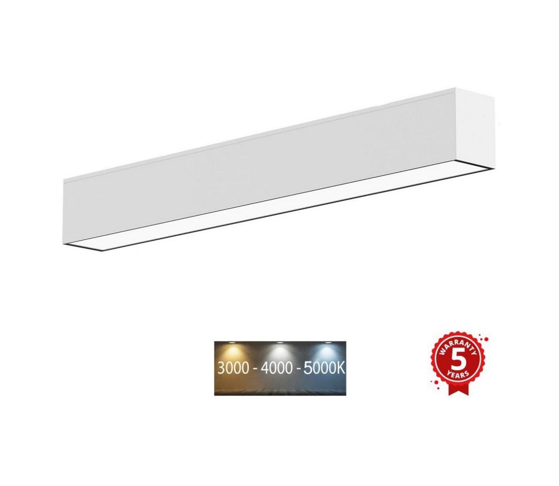 Sinclair Sinclair LSM 24-40CCT - LED Stropní svítidlo LSM LED/40W/230V 120 cm stříbrná 