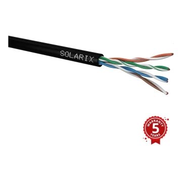 Solarix - Venkovní instalační kabel CAT5E UTP PE Fca 305m IP67