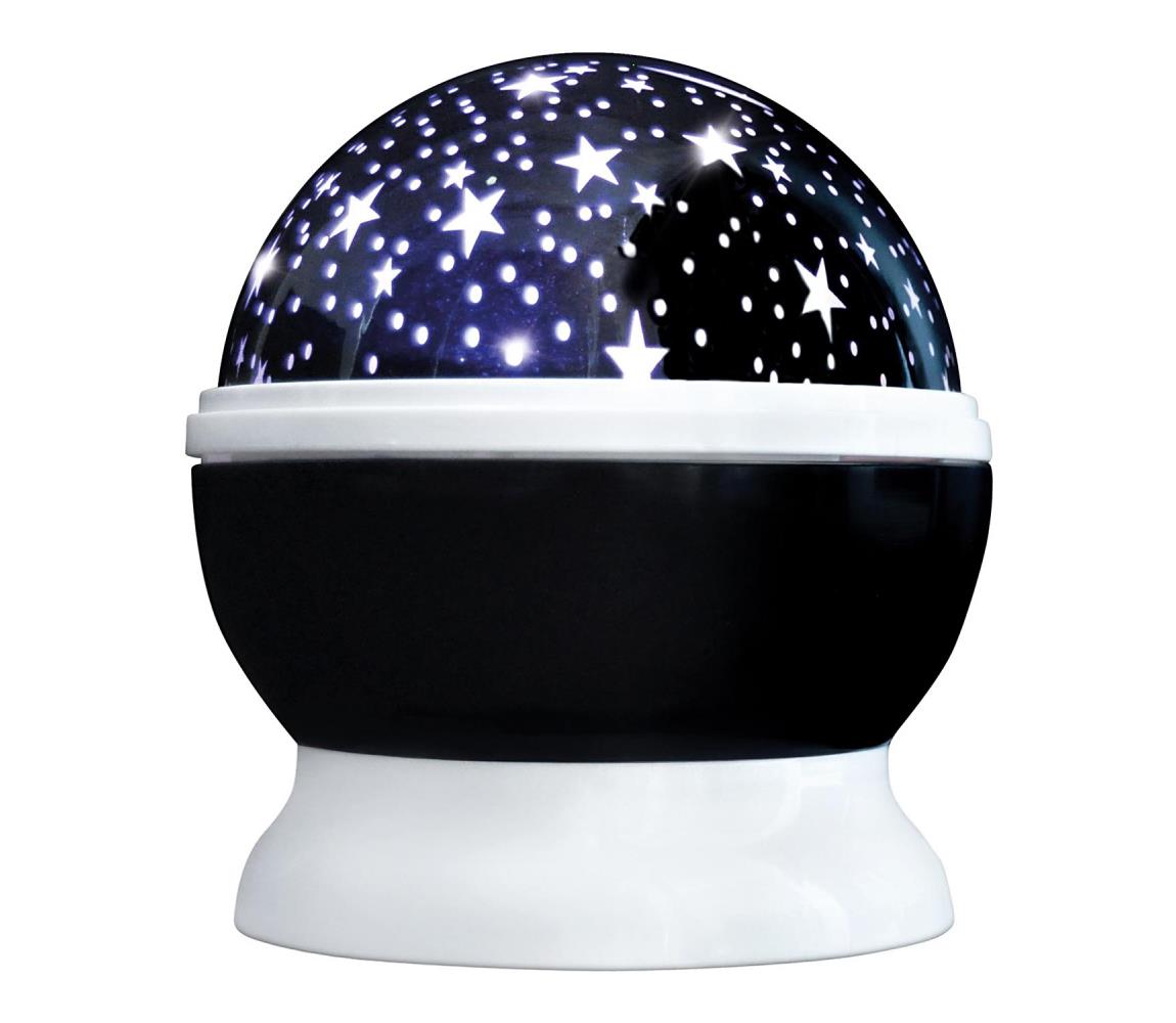 Solight LED vánoční projekční koule, USB