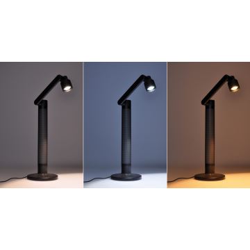 LED RGBW Stmívatelná nabíjecí stolní lampa LED/10W/5V 3000/4000/5000K + dálkové ovládání
